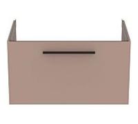 Ideal Standard i.life B meubles double vasque T5271NH 2000 coulissant, 80 x 50,5 x 44 cm, grège mat