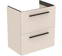 Ideal Standard i.life S meuble sous-vasque 801 match2 coulissants, 60 x 37,5 x 63 cm, beige sable mat