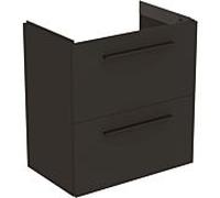 Ideal Standard i.life S meuble sous-vasque 801 match2 coulissants, 60 x 37,5 x 63 cm, gris quartz mat