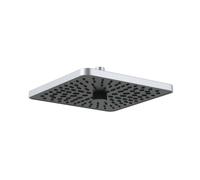 Pommeau de douche Ideal Standard Alu+ Idealrain BE223SI 2 fonctions, Ø 26 x 26 cm, carré, 12 l/min, argent