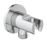 Ideal Standard Idealrain BC807AA Support pour pommeau de douche et prise murale Chromé