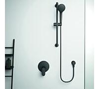 Ideal Standard Idealrain combinaison de douche BD142XG 2000 fonction douchette à main 100mm, Silk noir