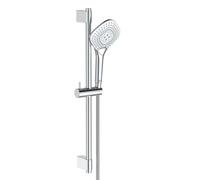 Ideal Standard Idealrain Evo Jet - Set de douche Diamond, barre 60 cm avec douchette, 3 jets, chrome B1762AA