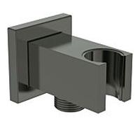 Ideal Standard Idealrain Ideal Standard raccordement mural Atelier BC771A5 avec support de douche, UP G1 / 2, angulaire, gris magnétique
