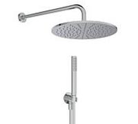 Ideal Standard Idealrain pack de robinetterie BD825AA raccord mural encastré, douchette à main, chromé