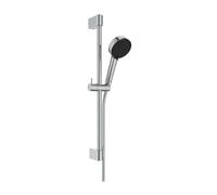 Ideal Standard Idealrain - Set de pommeau de douche, barre et flexible, 2 jets, chrome BE417AA