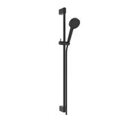 Ideal Standard Idealrain - Set de pommeau de douche, barre et flexible, 2 jets, noir soyeux BE414XG
