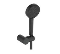 Ideal Standard Idealrain - Set pomme de douche, support et flexible, 2 jets, noir soyeux BE153XG