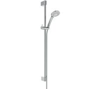 Ideal Standard Idealrain - Set pommeau de douche, barre et flexible, 3 jets, chrome BE406AA