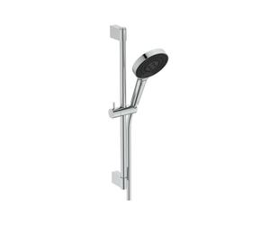 Ideal Standard Idealrain Solos - Pomme de douche, tige et flexible, 3 jets, EcoFlow, chrome A7897AA