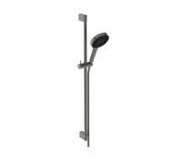 Ideal Standard Idealrain Solos - Pomme de douche, tige et flexible, 3 jets, EcoFlow, Magnetic Grey A7898A5