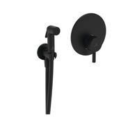 Ideal Standard Idealspray - Robinet de bidet encastré, avec douchette, avec corps, noir soyeux BD651XG