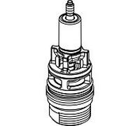 Ideal Standard inverseur automatique NIKLES, chrome B960169AA