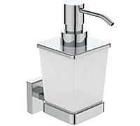 Ideal Standard IOM Cube E2252AA Distributeur en verre dépoli, avec kit de montage, chromé