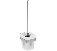 Ideal Standard Garniture de toilette IOM Cube E2194AA verre dépoli montage mural chromé