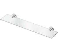 Ideal Standard Étagère IOM A9125AA - Verre transparent 52 cm, support chromé, fixation invisible