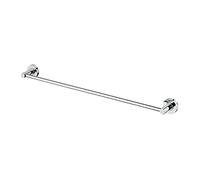 Ideal Standard IOM Porte Serviette Salle de Bain Largeur 60 cm Finition Chrome Rosaces Rondes Fixation Murale & Kit Installation Inclus A9118AA