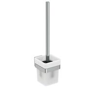 Ideal Standard IOM Square - Brosse WC avec support, verre mat / chrome E2194AA