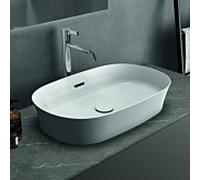 Ideal Standard Ipalyss bol supérieur E139701 60 x 38 x 14,5 cm, avec trop-plein, sans trou pour robinet, blanc