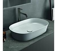 Ideal Standard Ipalyss E1396V1 60x38x12cm, sans trop-plein / trou robinetterie, blanc soie