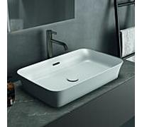 Ideal Standard Ipalyss E1887V1 65x40x12cm, avec trop-plein, sans trou pour robinetterie, blanc soyeux