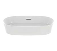 Ideal Standard Ipalyss top bol E1397V1 60 x 38 x 14,5 cm, avec trop-plein, sans trou pour robinet, blanc soie
