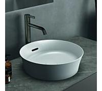 Ideal Standard Ipalyss top bol E1413V1 40 x 40 x 14,5 cm, avec trop-plein, sans trou pour robinet, blanc soie