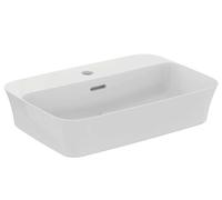 Ideal Standard Ipalyss - Vasque, 55x38 cm, avec trop-plein, un trou pour robinetterie, blanc E207701