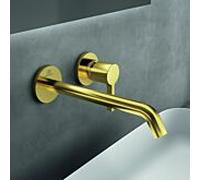 Ideal Standard Joy Ideal Standard A7379A2 pour mur mitigeur lavabo , bec 220 mm, or brossé