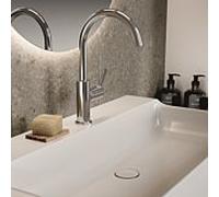 Ideal Standard Joy mitigeur lavabo BC778AA bec haut, pivotante , sans garniture de vidage, saillie 169 mm, chromé