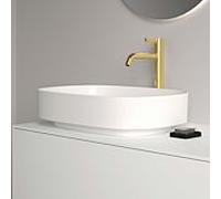 Ideal Standard Joy mitigeur lavabo BC781A2 avec base allongée, avec garniture de vidage , projection 170 mm, or brossé
