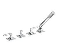 Ideal Standard Joy Neo mitigeur de salle de bain 4 trous BD167AA sans bec, avec douchette à main, poignées à levier, chromé