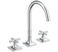 Ideal Standard Joy Neo mitigeur lavabo 3 trous BD145AA poignées croisées, saillie 168mm, sans garniture de vidange , chromé