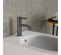 mitigeur de bidet Ideal Standard Joy BC784A5 Gris Magnétique, avec garniture de vidage , projection 110mm