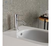 mitigeur de bidet Ideal Standard Joy BC784AA chromé, avec garniture de vidage , saillie 110mm