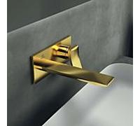 Ideal Standard Kit de montage finition Conca A7371A2 fixation murale en saillie, 180 mm, or brossé