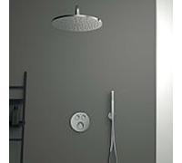 Ideal Standard Kit de robinetterie CeraTherm Navigo A7772AA Thermostatique de douche à encastrer, chromé