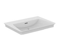 Ideal Standard La Dolce Vita - Lavabo, 66x47 cm, avec trop-plein, sans trou pour robinetterie, blanc E270001