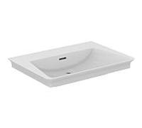Ideal Standard La Dolce Vita - Lavabo, 66x47 cm, avec trop-plein, sans trou pour robinetterie, blanc E270001