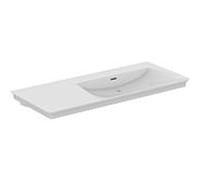Ideal Standard La Dolce Vita meuble lavabo E270701 126x53,5x14,5cm, sans trou pour robinetterie, avec trop-plein, blanc