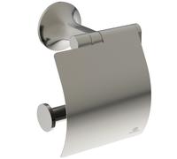 Ideal Standard Dérouleur de papier toilette La Dolce Vita T5509GN en verre satiné, Silver Storm