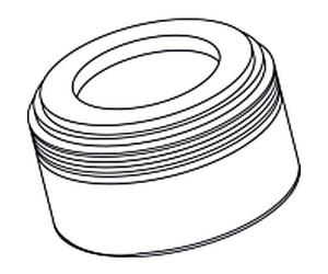 Ideal Standard Laminarsprudler B960457AA M24 X 1, anti-vol