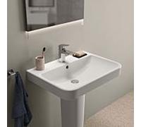 Ideal Standard lavabo i.life B T460601 avec trou pour robinetterie, avec trop-plein, 65 x 48 x 18 cm, blanc