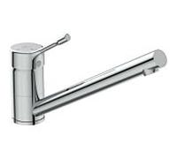 Ideal Standard Mélangeur de cuisine CeraLook BC292AA BlueStart, saillie 230 mm, chromé
