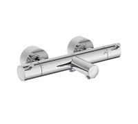 Ideal Standard Mitigeur Baignoire et Douche Thermostatique Chrome Ceratherm T125 Réglage Température Haute Précision Fonction Economie d' Eau A7588AA