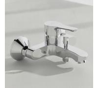 Ideal Standard Alpha Mitigeur bain/douche d'extérieur, Céramique, Verchromt, Chrome, Argent