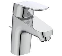 Ideal Standard Mitigeur de lavabo Ceraflex B1838AA avec vidage basse pression avec bec mitigeur à économie d'eau Chromé