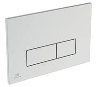 Ideal Standard Plaque de déclenchement Oleas P2 R0119AA, pneumatique double chasse, chromée