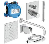 Ideal Standard Ceratherm ensemble de douche encastré avec thermostat oui chrome A7572AA