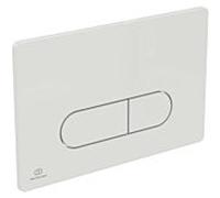 Ideal Standard Plaque de Ideal Standard Oleas WC R0115AC 234x8.5x154mm, mécanique, blanc